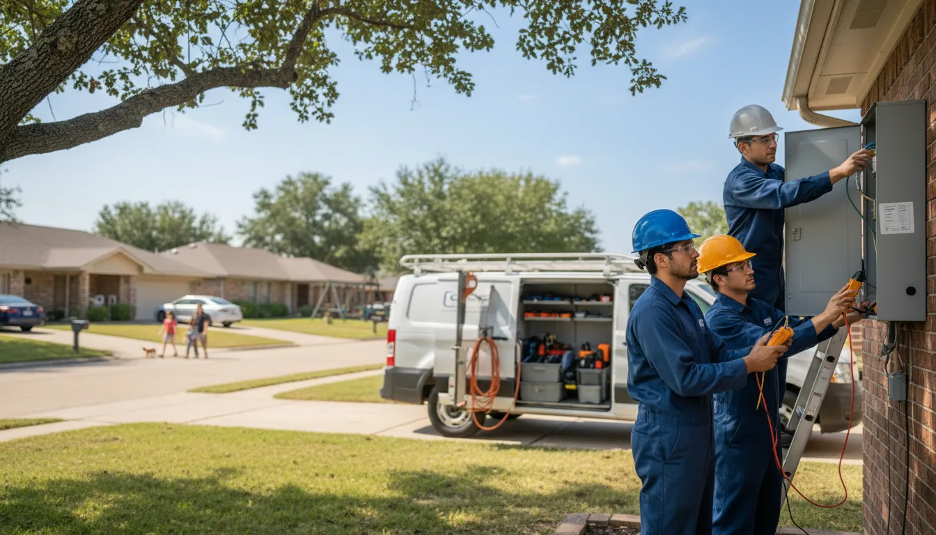 Certified electrician providing emergency electrical services in Keithville, LA
